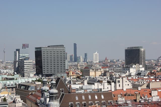 Vienna seen from the tower of St Stephen's Cathedral