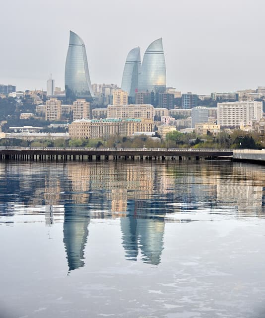 The Flame Towers over Baku