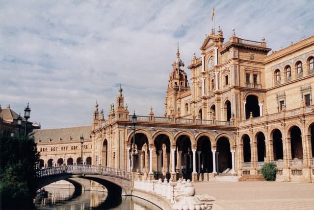 The Plaza de España in Seville