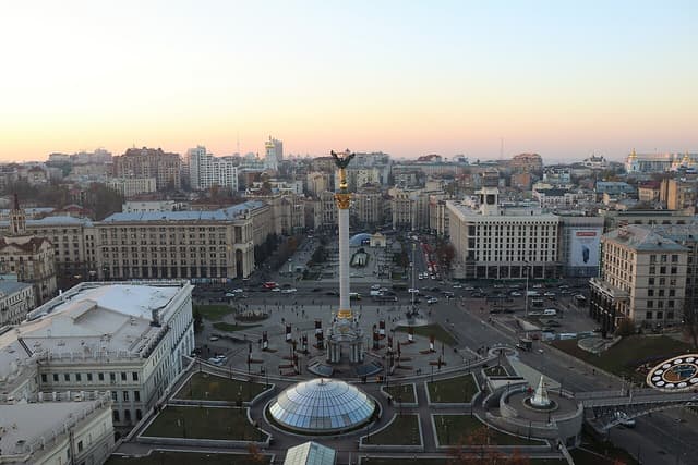 Maidan Nezalezhnosti in Kyiv